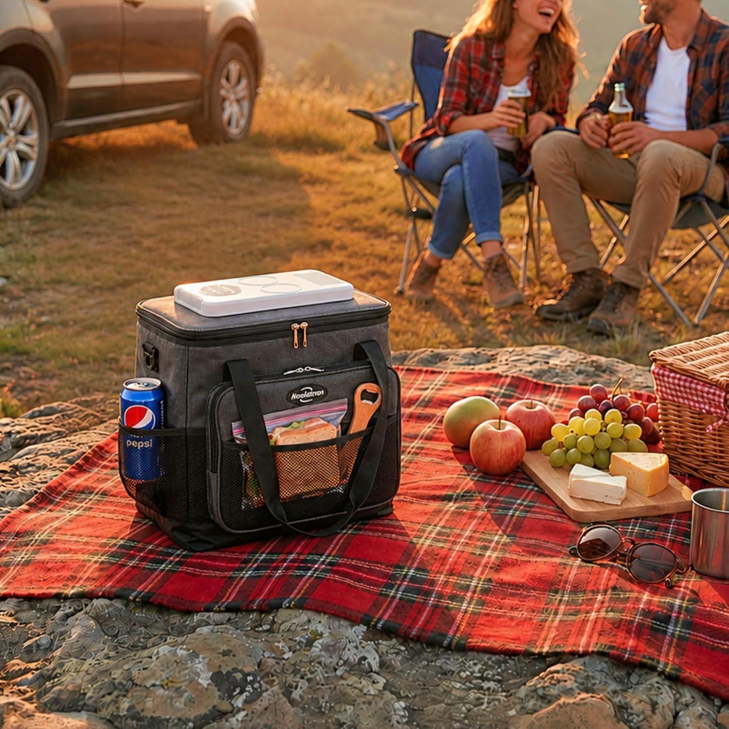 Koolatron D25 AZ Camping Cooler Bag, Black