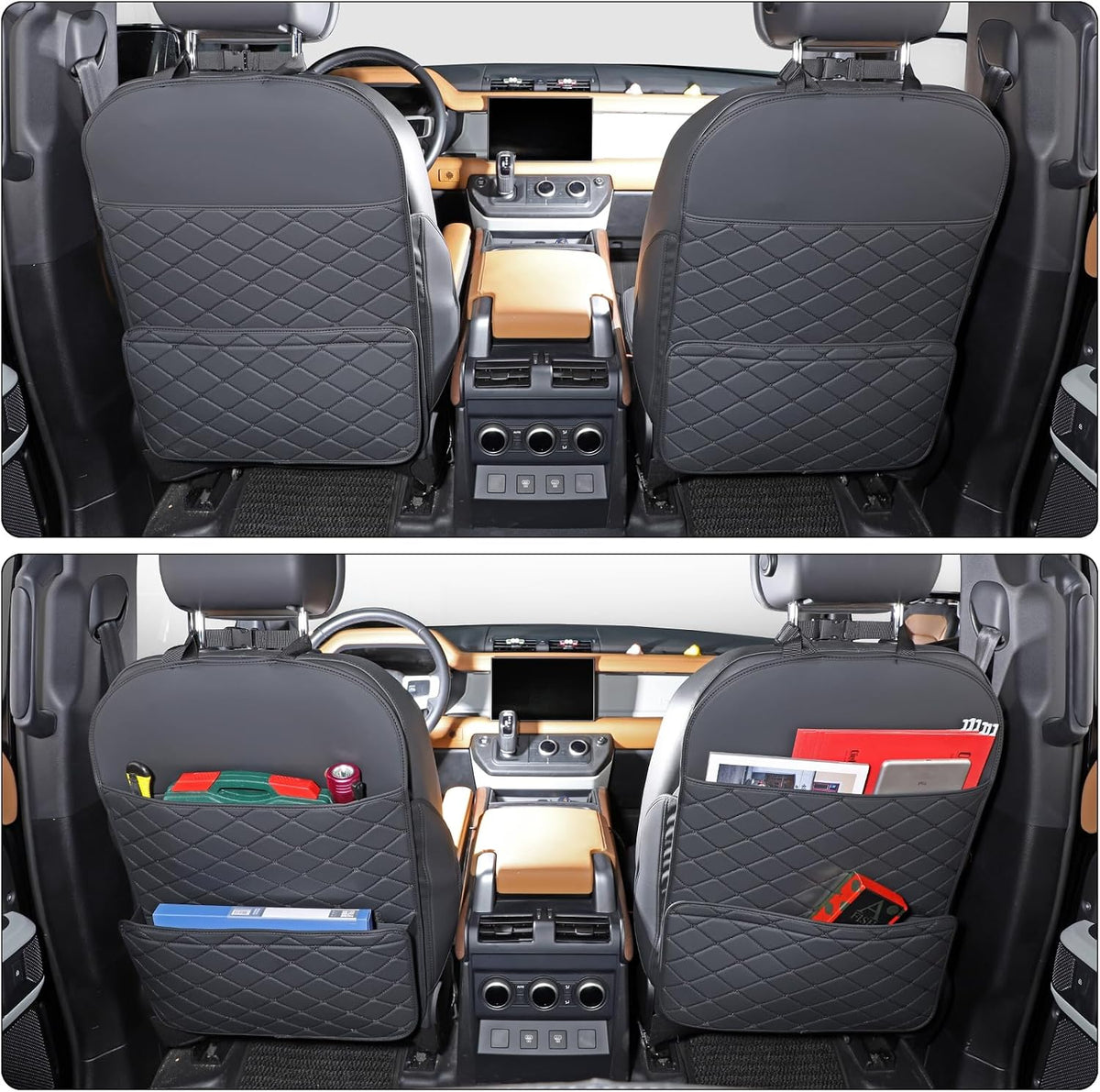 TAIKOO Seat Back Protector,Shields Seat Backs From Kicks and Adds Storage