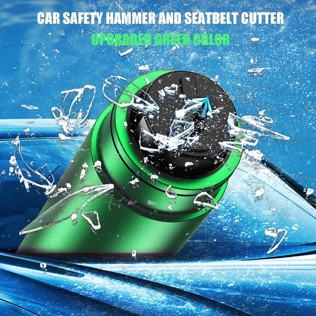 4Pcs Car Escape Tool and Seatbelt Cutter, Seat Belt Cutter and Glass Breaker, for Land and Underwater (4Pcs Mix)