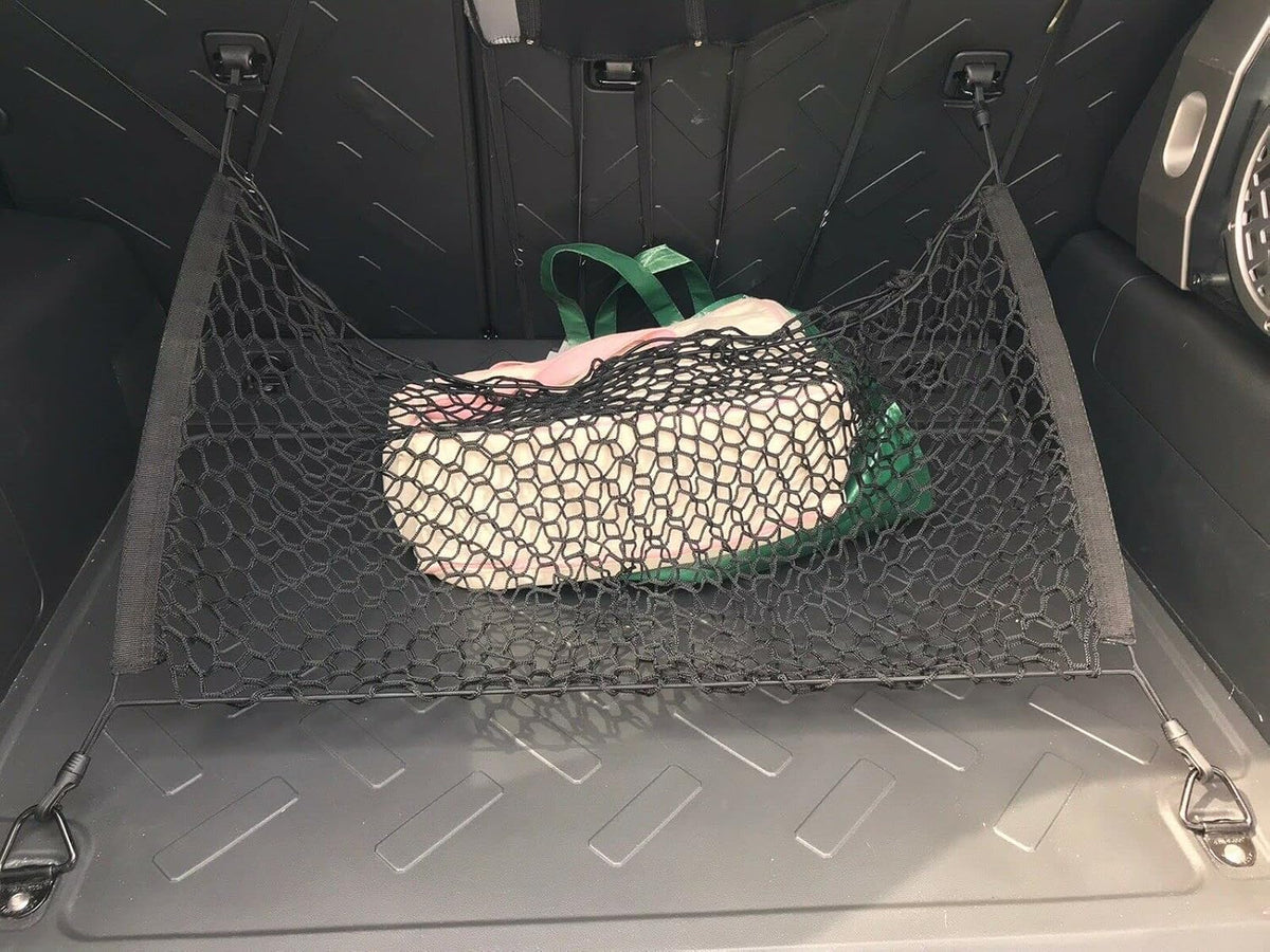 Rear Trunk Organizer Cargo Net for Toyota FJ Cruiser 2007-2014 – Envelope Style Cargo Net for SUV - Premium Mesh Elastic Car Trunk Organizer – Compatible with Toyota FJ Cruiser
