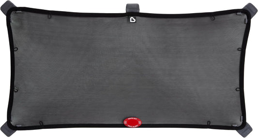 Munchkin® Brica® Magnetic Stretch to Fit™ Car Window Shade for Baby, Side Window Sun Shade, Black, 1 Pack