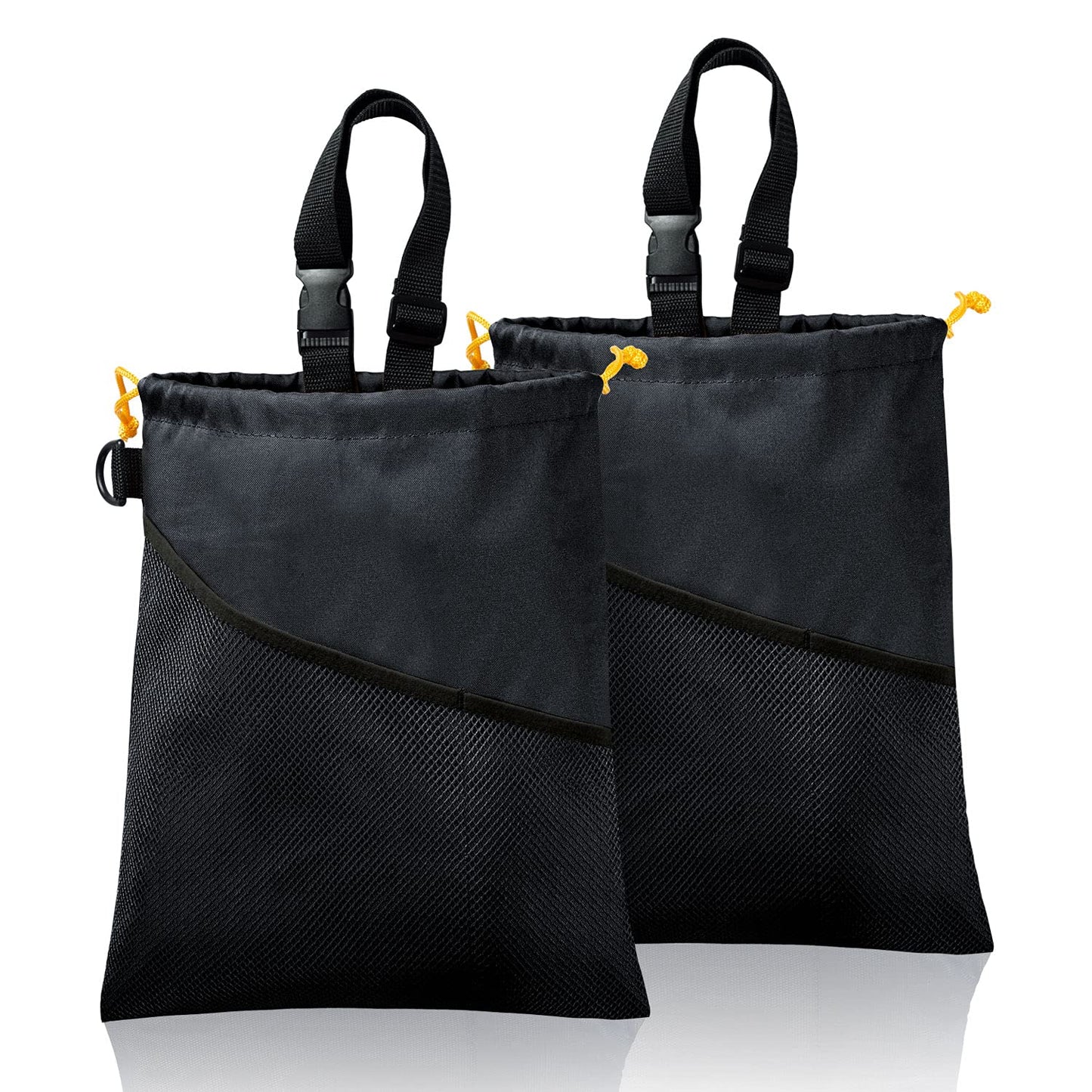 GNEGNI 2PCS Hanging Car Garbage Can - Waterproof Leakproof Trash Bag | Car Trash Can with Durable Leakproof Lining, Keeps Vehicle Clean and Neat