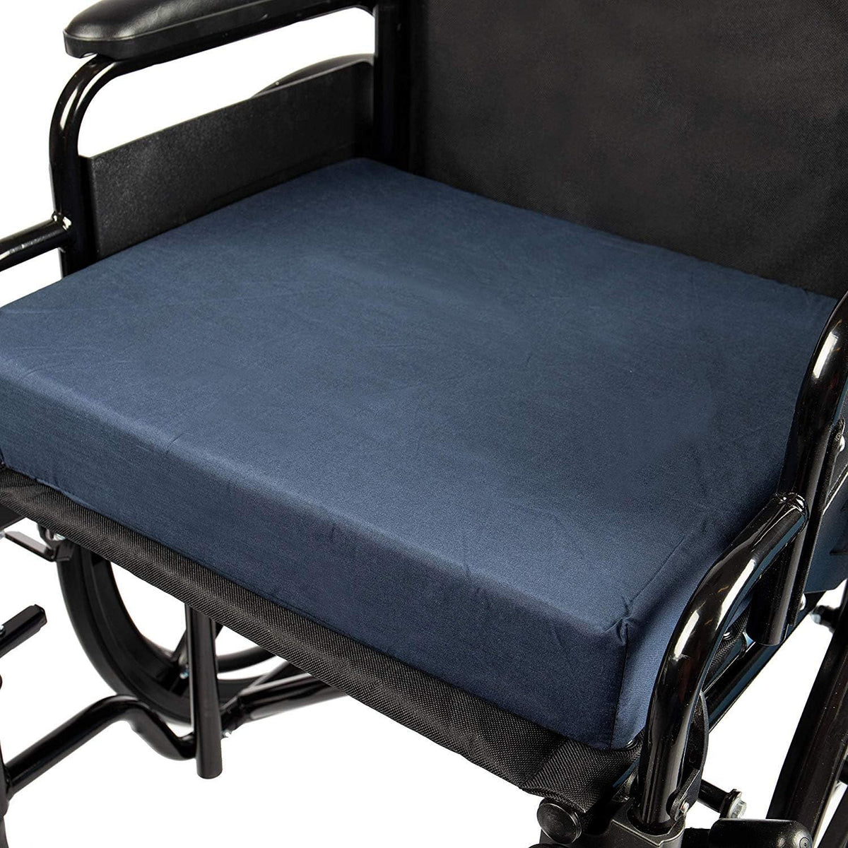DMI Seat and Chair Cushion for Office Chairs, Wheelchairs, Scooters, Kitchen Chairs or Car Seats, for Support and Height While Reducing Stress on Back, Tailbone or Sciatica, Foam, 1 Count
