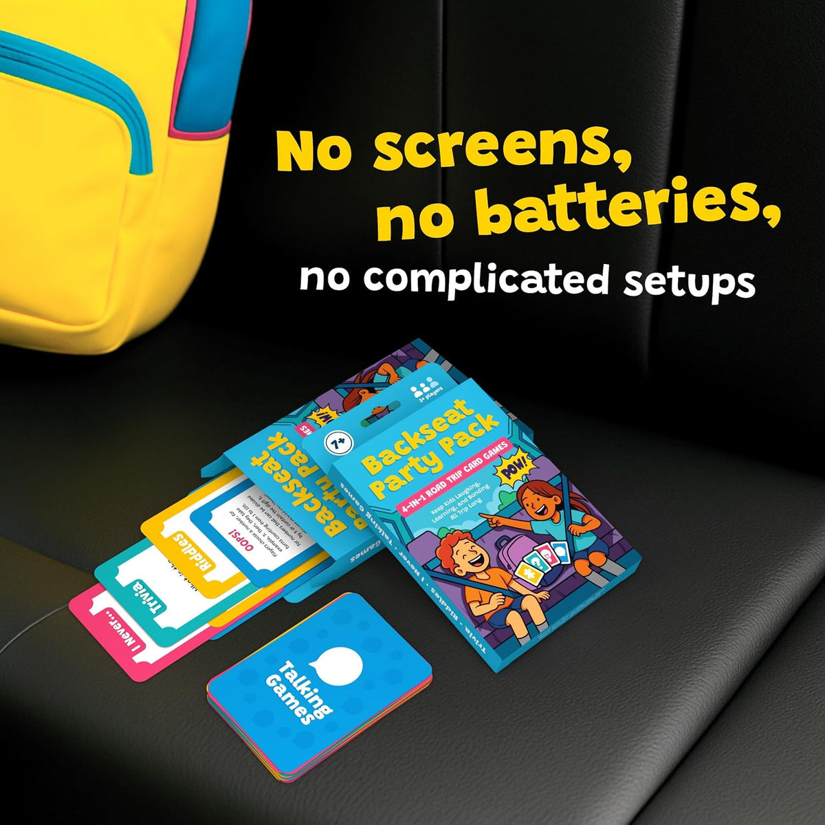 WELL BALANCED Road Trip Games for Kids Travel Essentials, Trivia, Riddles, Car Activities Must Haves for Ages 7+