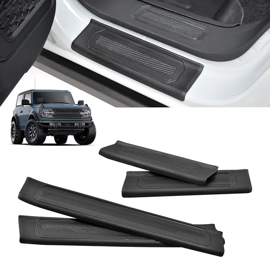 TPE Door Sill Guards Protectors for 2021-2023 Ford Bronco