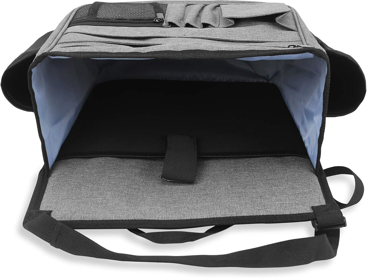 LUXJA Front Car Seat Storage Organizer, Gray