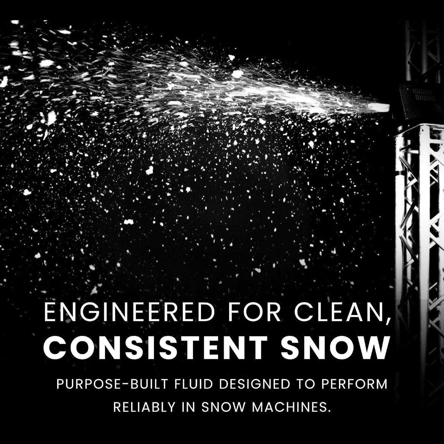 CHAUVET DJ– Snow Fluid For Snow Machines | Designed & Tested For CHAUVET DJ Equipment | Optimized Output Performance | Safe Use With Snow Bubble & Fog Systems | Trusted Formula