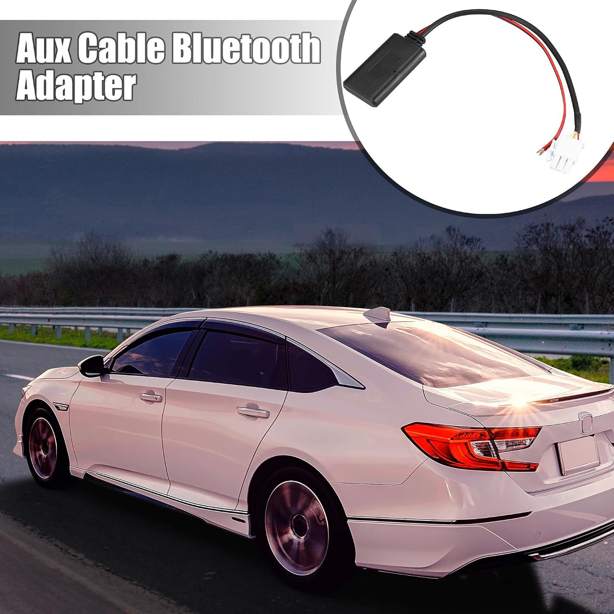 X AUTOHAUX Bluetooth Wireless Audio Adapter for Honda GL1800 Goldwing