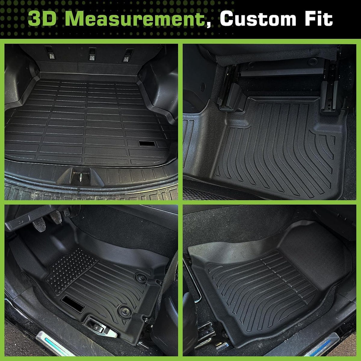 Floor Mats for 2012-2015 Honda Civic & Civic Si Only Sedan (Not for Coupe)