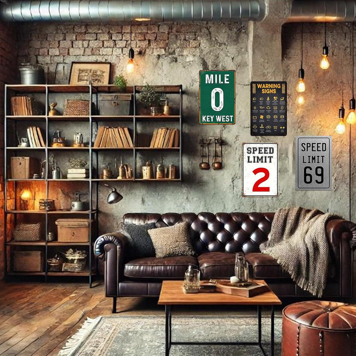 Fast Birthday Decorations Speed Limit Sign Funny Metal Tin Signs Vintage Cars Party Decorations Car Bedroom Decor For Boys 8x12 Inch