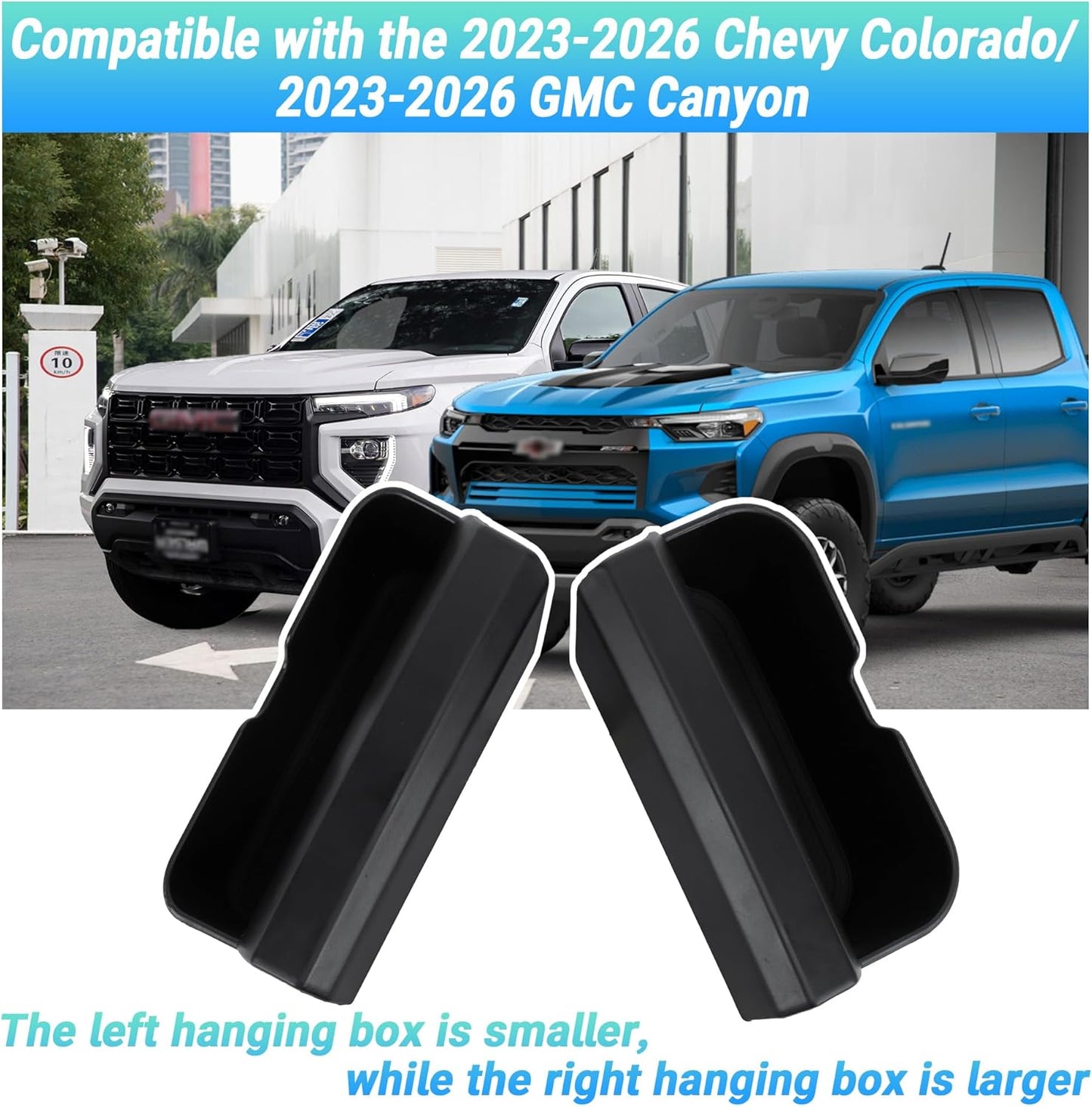 Center Console Organizer Compatible with 2023-2026 Chevy Colorado/2023-2026 GMC Canyon, Armrest Storage Box＆Gear Shift Organizer Tray Interior Truck Accessories