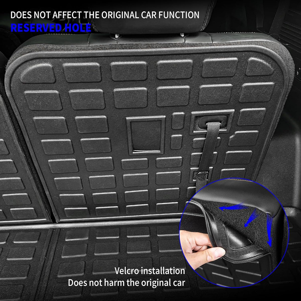 Rontaod Trunk Mat with Backrest Mat for 2021-2026 Kia Sorento Accessories