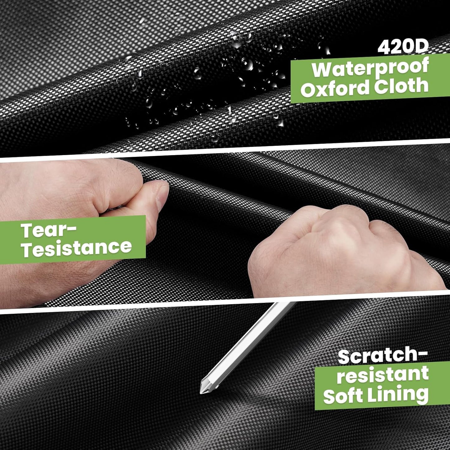 Cartist 420d 100% Waterproof Car Cover for Toyota RAV4 1994-2026 2027, SUV Car Cover for Rav4 CR-V Accessories, with Zipper & Reflective Safety Strips, Oxford Fabric