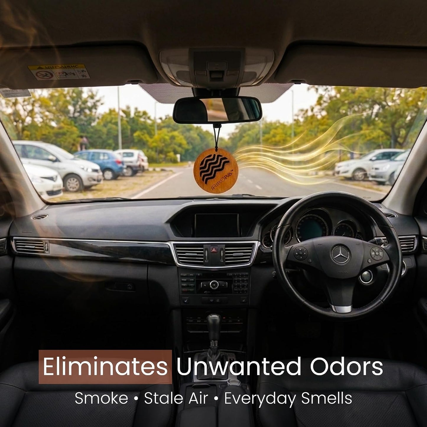 Car Air Freshener, No More Hanging Air Fresheners That Fades Quickly, Control Car Scent & Strength, Refresh Good Smells w/Long Lasting Drops from USA Made Oils Para Carro (Mango Pitaya)