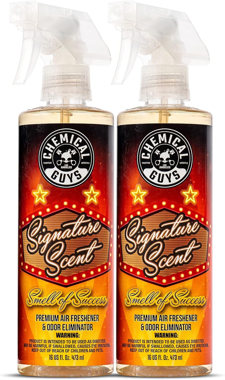 Chemical Guys Signature Scent Smell of Success Premium Air Freshener, 16 oz | Odor Eliminator for cars, trucks, SUVs, motorcycles, home and office, great for RVs