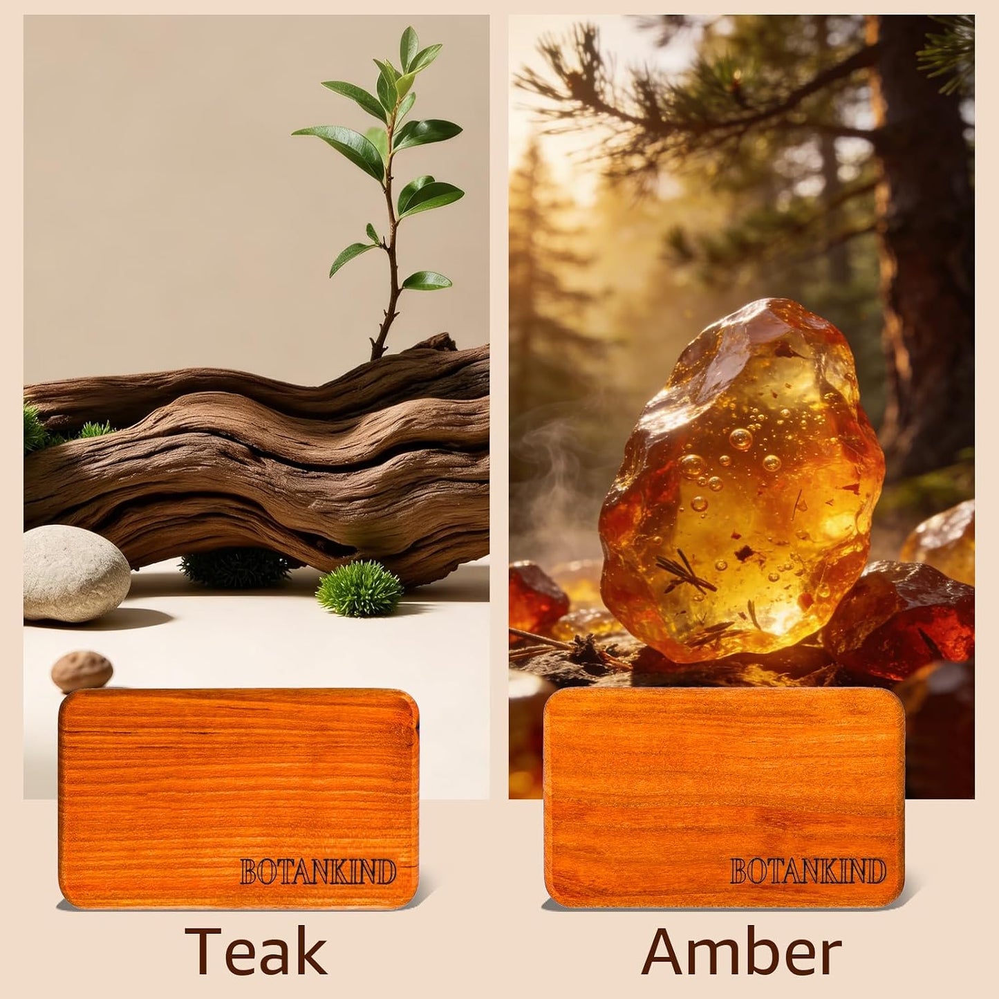 Car Air Freshener- Original Wood Air Freshener-Car Odor Eliminator for Visor Clip-Long Lasting Scent, Vehicle Scent Diffuser for Truck, SUV, Sedans - 4 pack Included 2 Clips