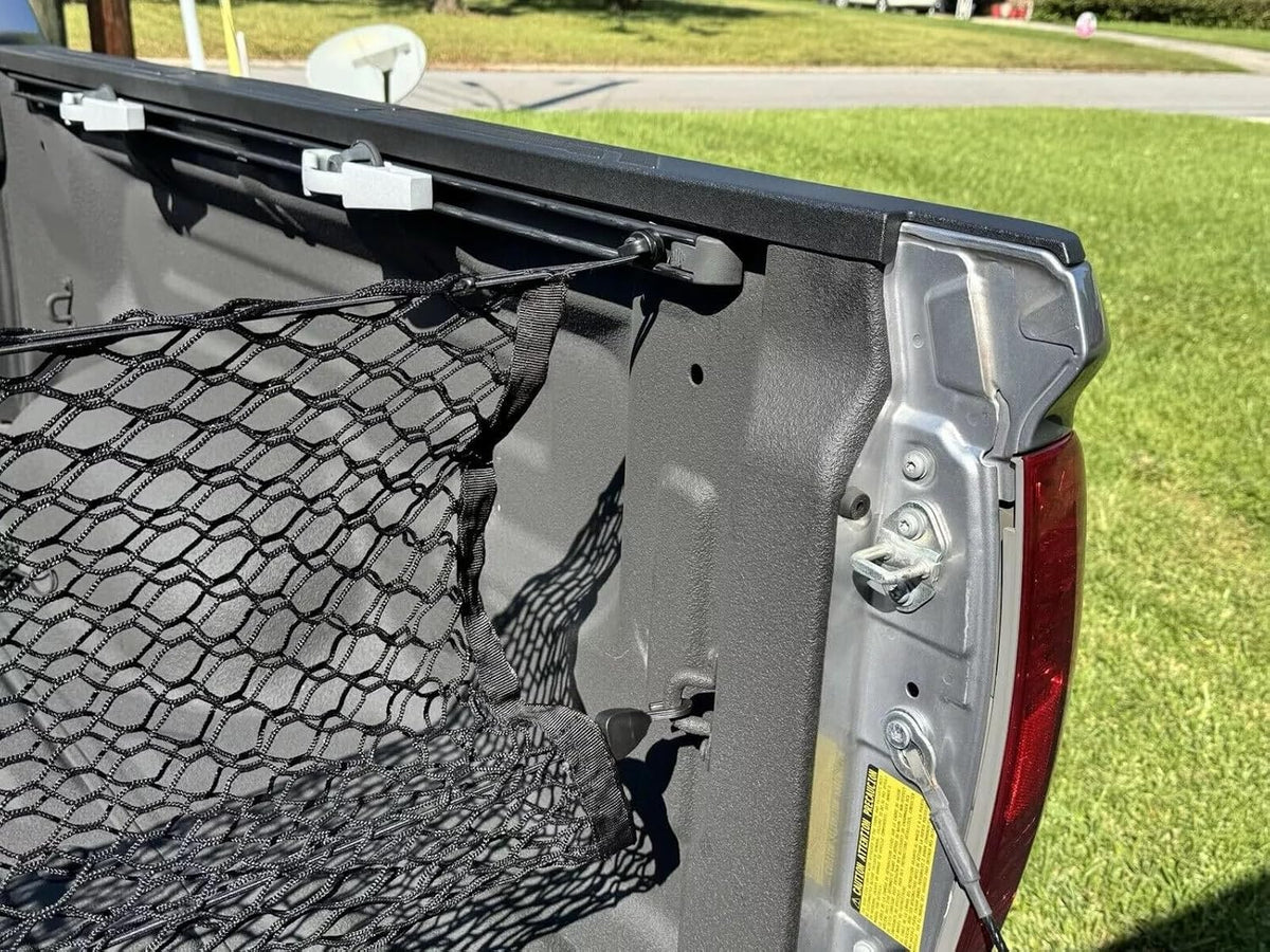 Rear Trunk Organizer Cargo Net for Toyota Tundra 2007-2026 – Envelope Style Cargo Net for Pickup – Premium Mesh Car Trunk Organizer Vehicle Carrier Storage – Compatible with Tundra