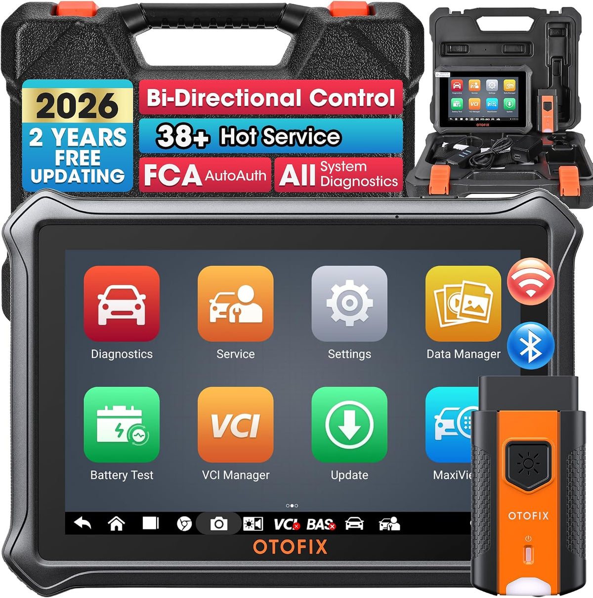 OTOFIX D1 Lite 2026 Bidirectional Scan Tool, Wireless Diagnostic Scanner