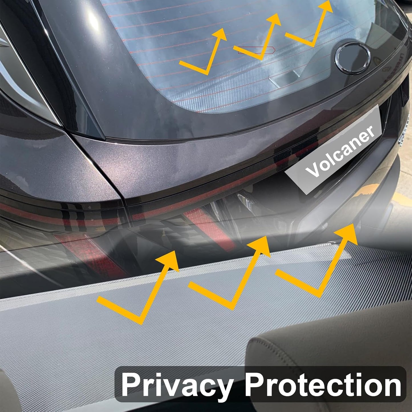 Cargo Cover for Hyundai Tucson 2026 2025 Accessories 2024 2023 2022(Canvas),Retractable Trunk Cover Organizer Security Shielding Shade Tonneau Cover for Hyundai Tucson Accessories