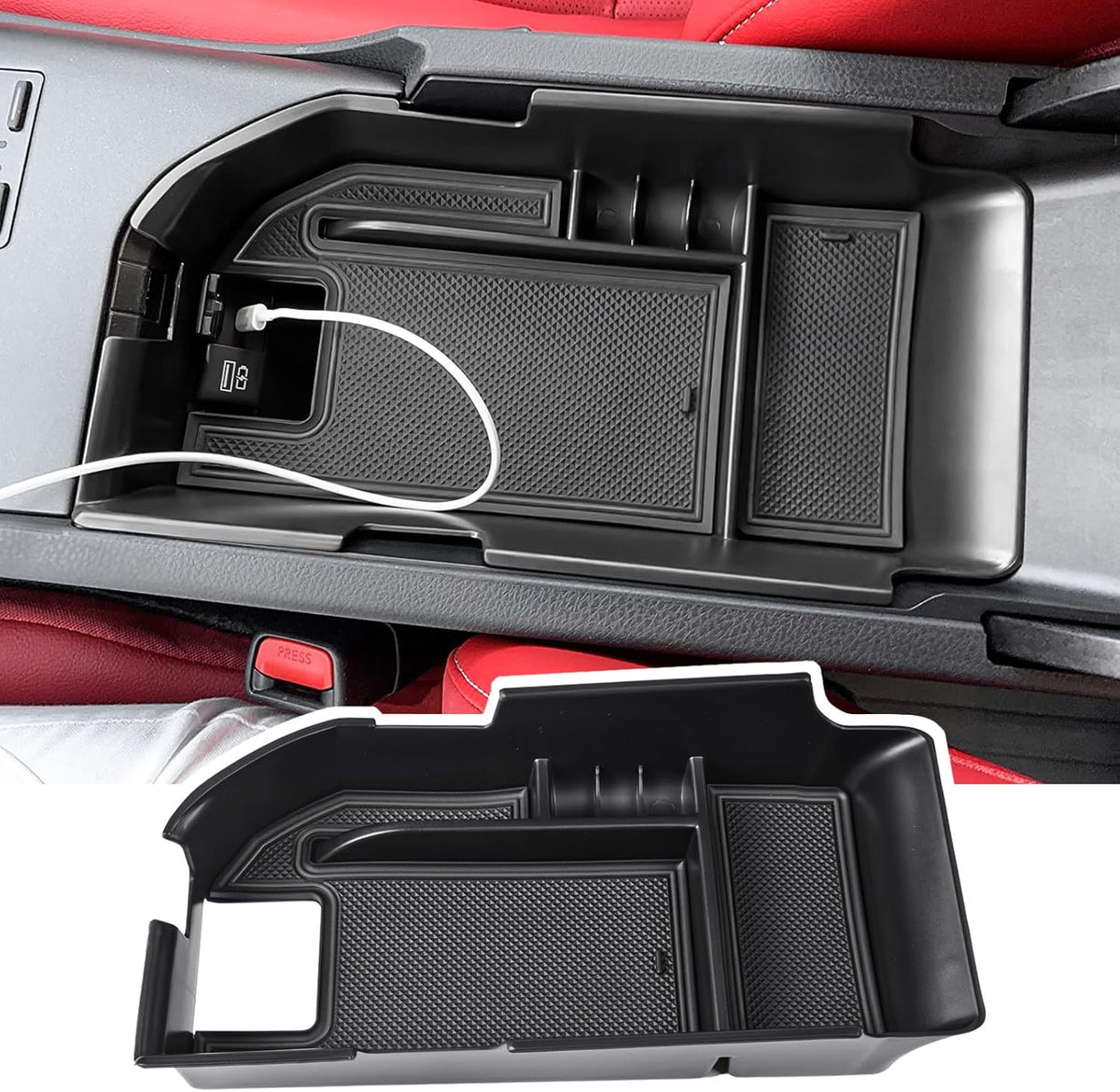 Center Console Organizer Tray for 2020-2024 Toyota Camry LE SE / XLE XSE