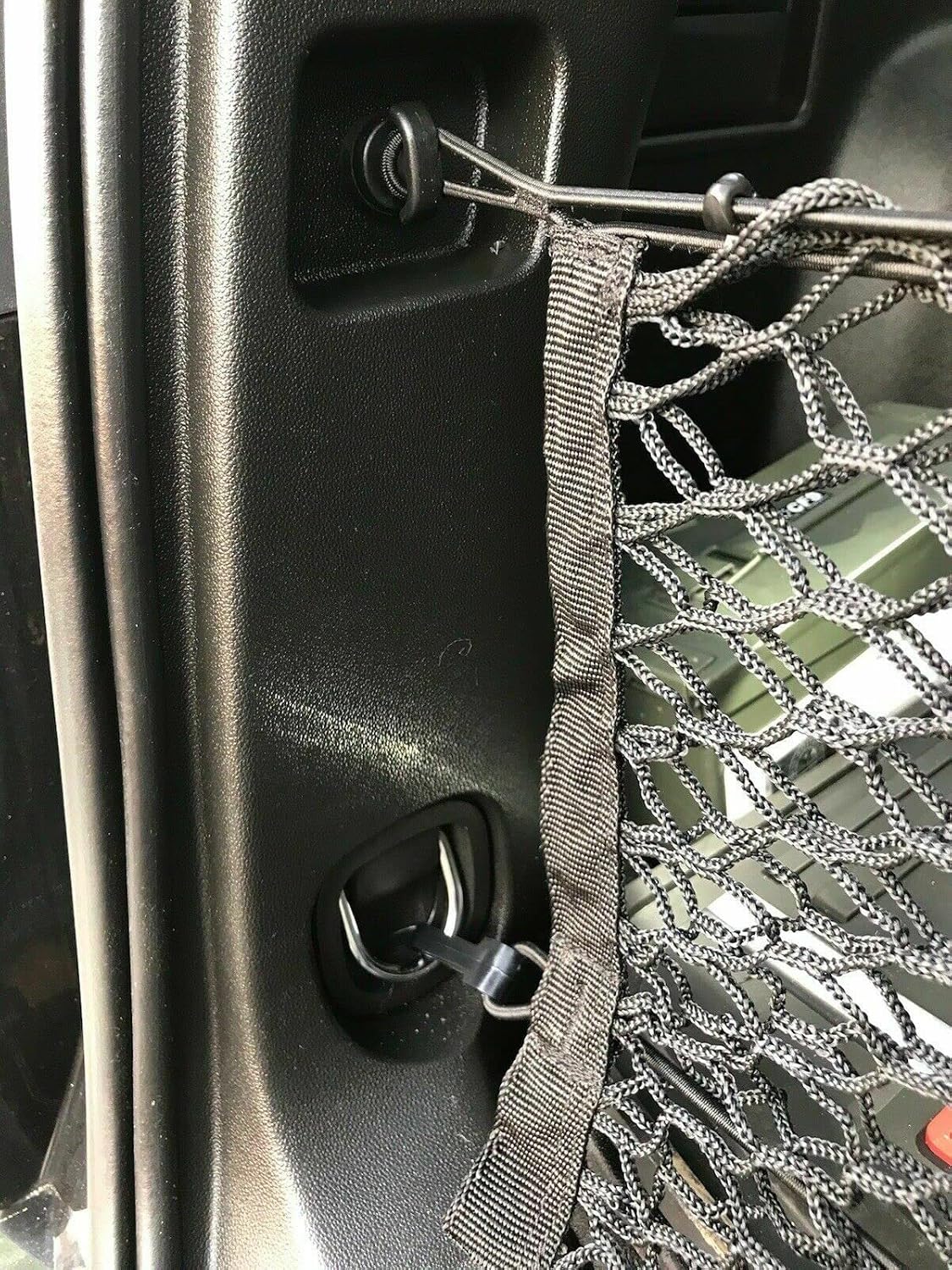 Rear Trunk Organizer Cargo Net for GMC Acadia 2017–2023 — Envelope Style Cargo Net for SUV — Premium Mesh Elastic Car Trunk Organizer Vehicle Carrier Storage — Compatible with Acadia