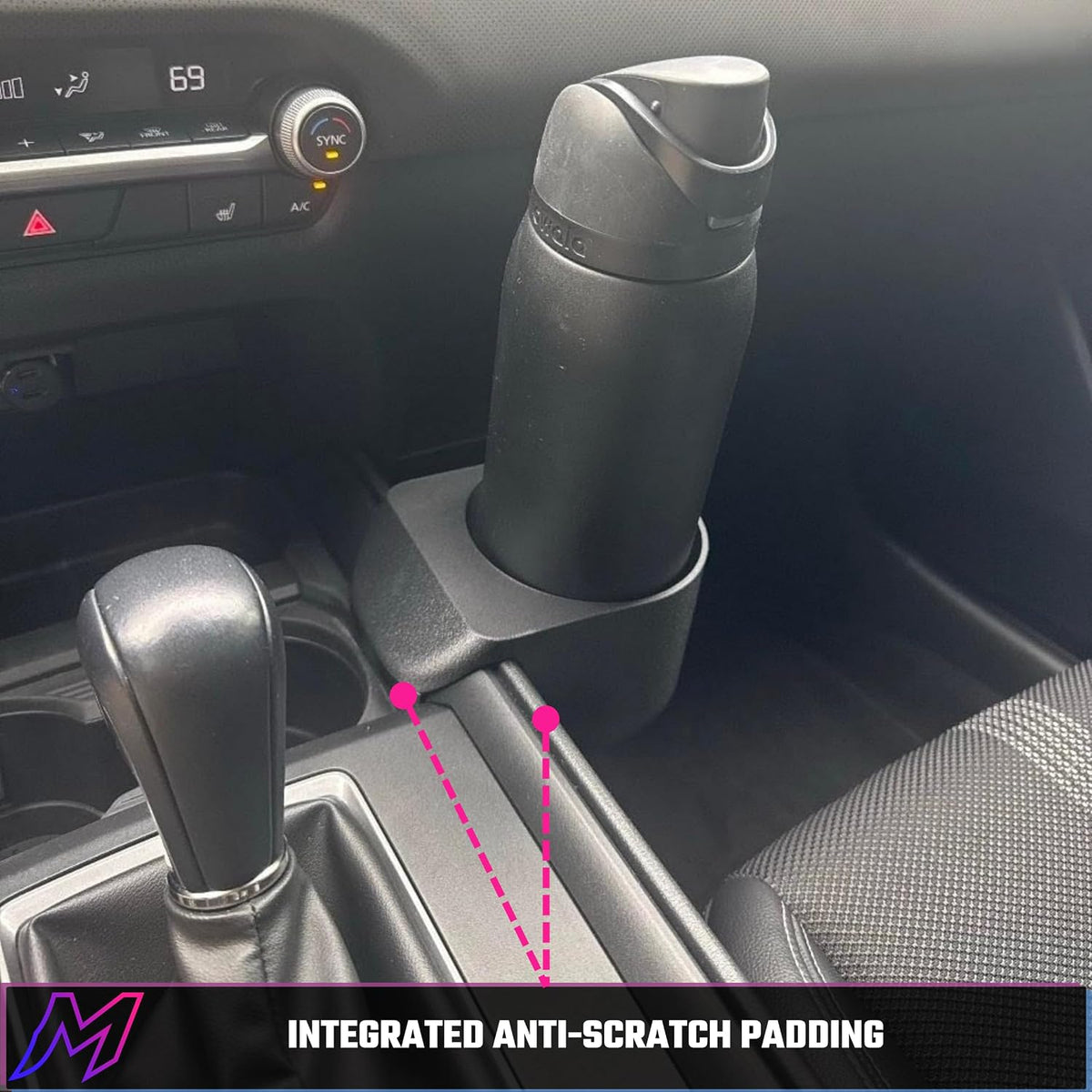MATERIUM Cup Holder Expander for Mazda CX-50 2023-2026 All Trims