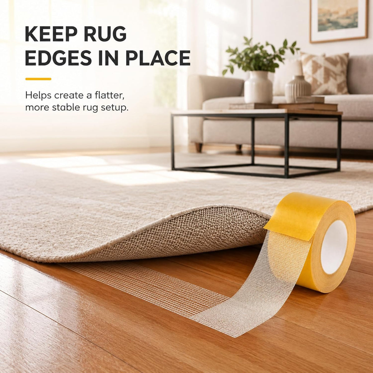 Double Sided Tape Heavy Duty,Heavy-Duty Double Sided Tape (1.18" × 33FT)