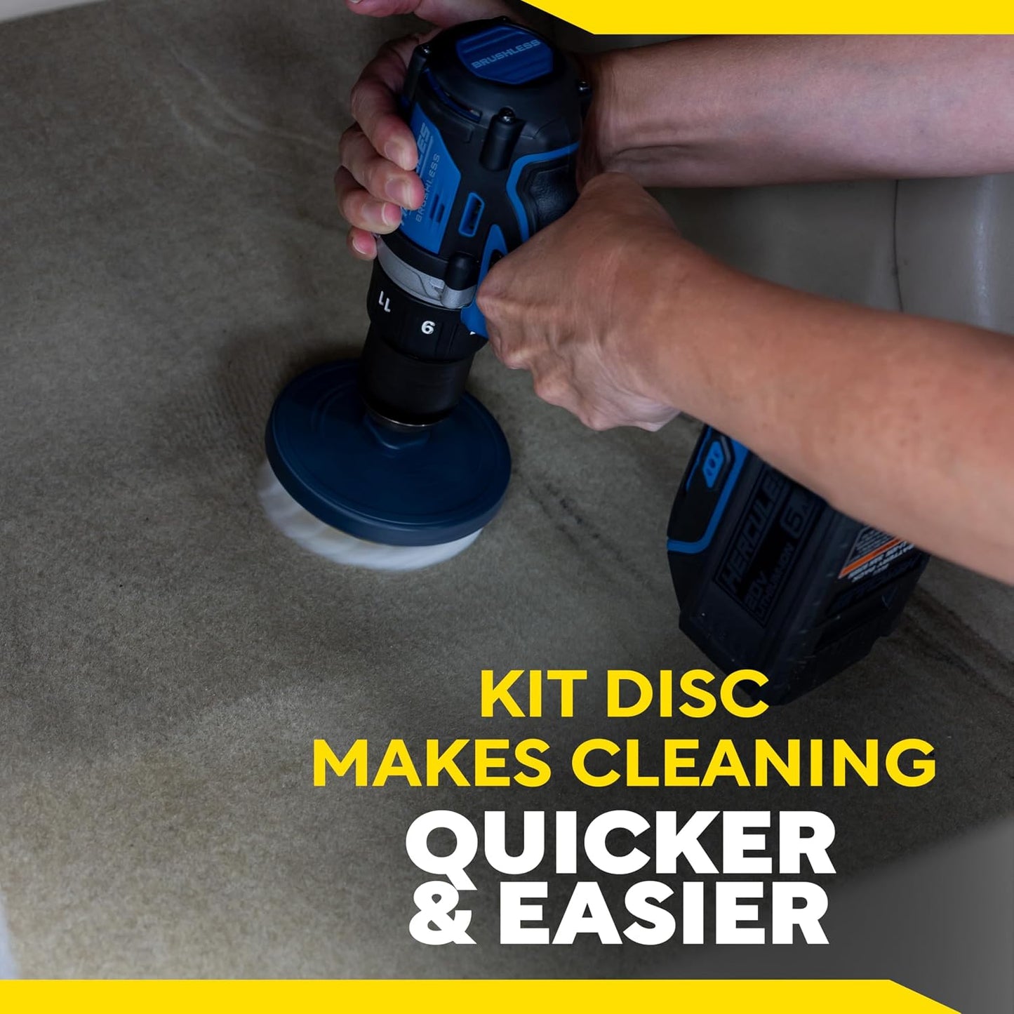 Meguiar's Carpet &amp; Cloth Kit,This Car Care Kit includes a Premium Fabric &amp; Carpet Cleaner and Accessories,A Plush Microfiber Towel and 4” Drill Brush Attachment to Thoroughly Clean Interiors, Kit
