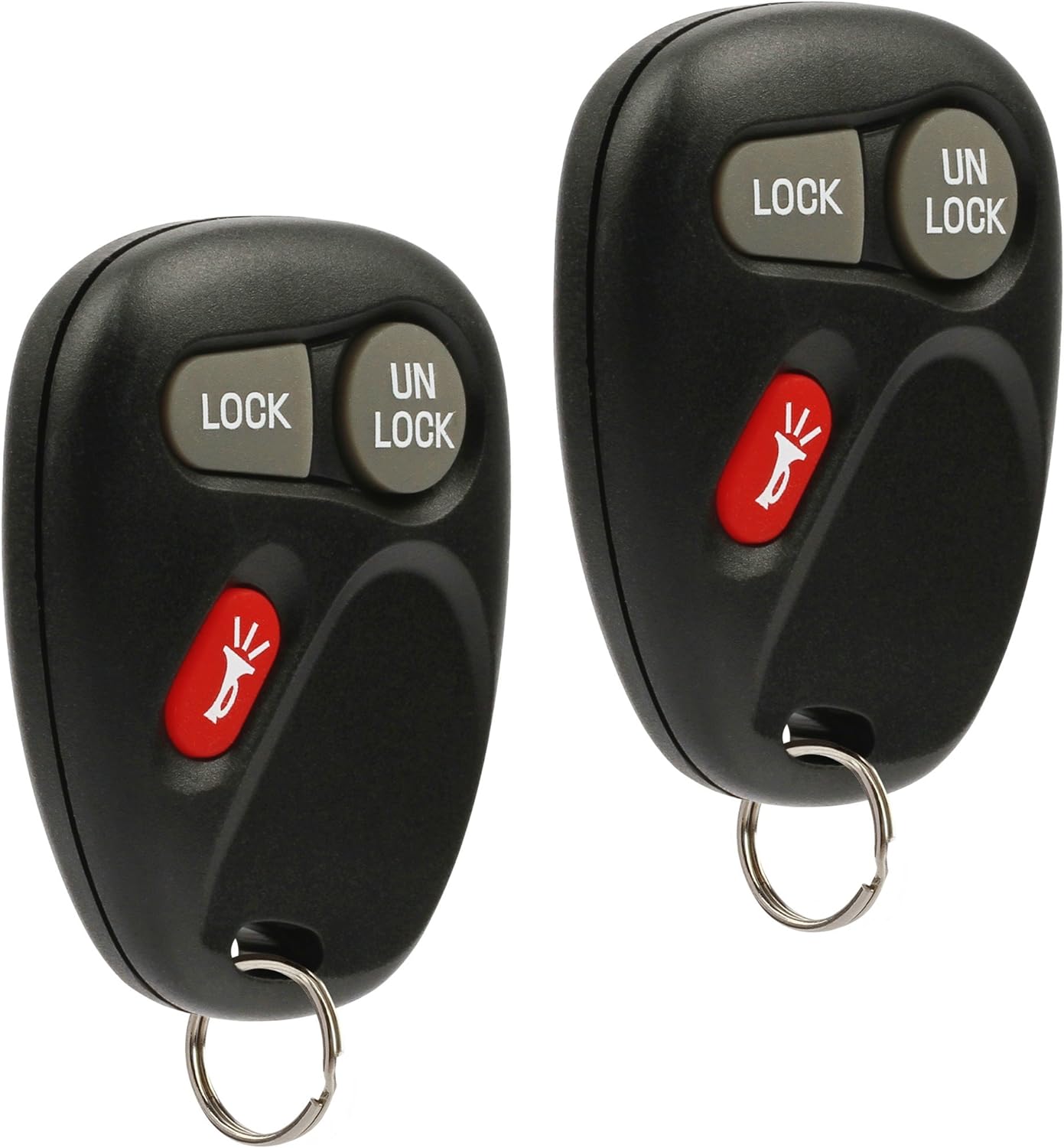 2 Keyless Entry Remote Key Fob - 3 Button