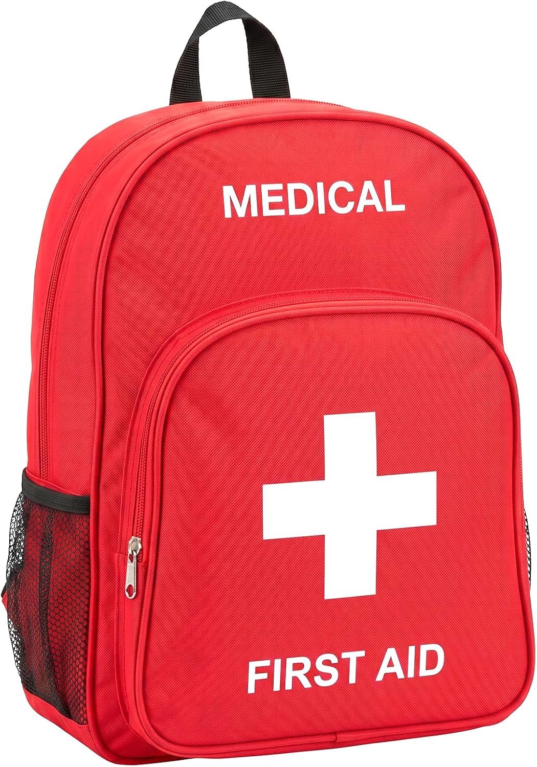 First Aid Bag Emergency Medical Kit Backpack, 40x30x15cm (15.7x11.8x5.9in) Oxford Fabric, Lightweight Portable for Outdoor Camping Hiking Travel Home Car Workplace Survival