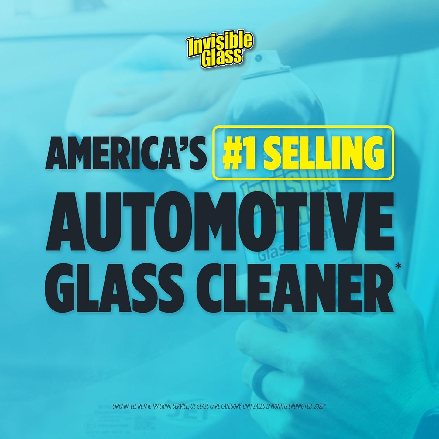 Invisible Glass 92163-6PK Premium Glass Cleaner Spray for Car Windshields and Windows – Automotive and Home Window Cleaner – Streak-Free, Ammonia-Free, Tint-Safe – 16 fl oz (Pack of 6)
