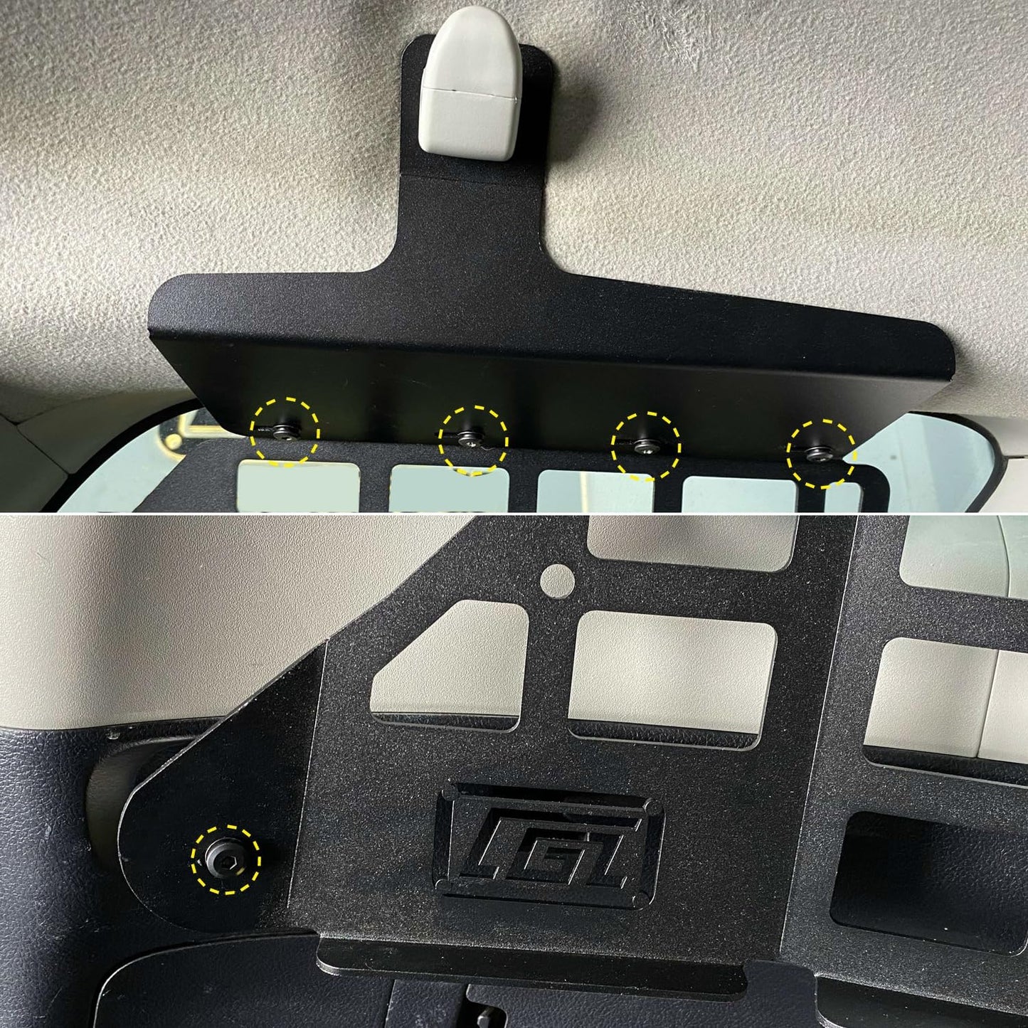 HIGH FLYING for Toyota 4Runner 2010-2024 Car Accessories Modular Storage Molle Panel Shelf System Luggage Carrier Trunk Organizer Aluminum