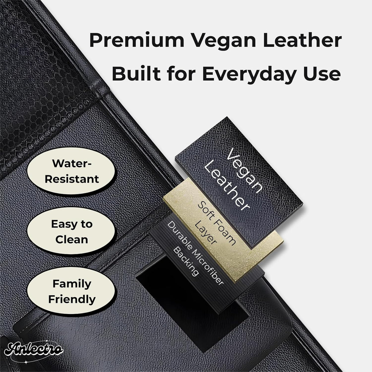 5-in-1 Backseat Car Organizer with Car Seat Tray, Car Backseat Organizers