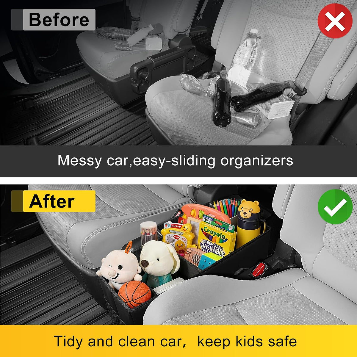 TTX LIGHTING Car Seat Organizer Fit for Kia Sorento 2026 2025 2024-2021