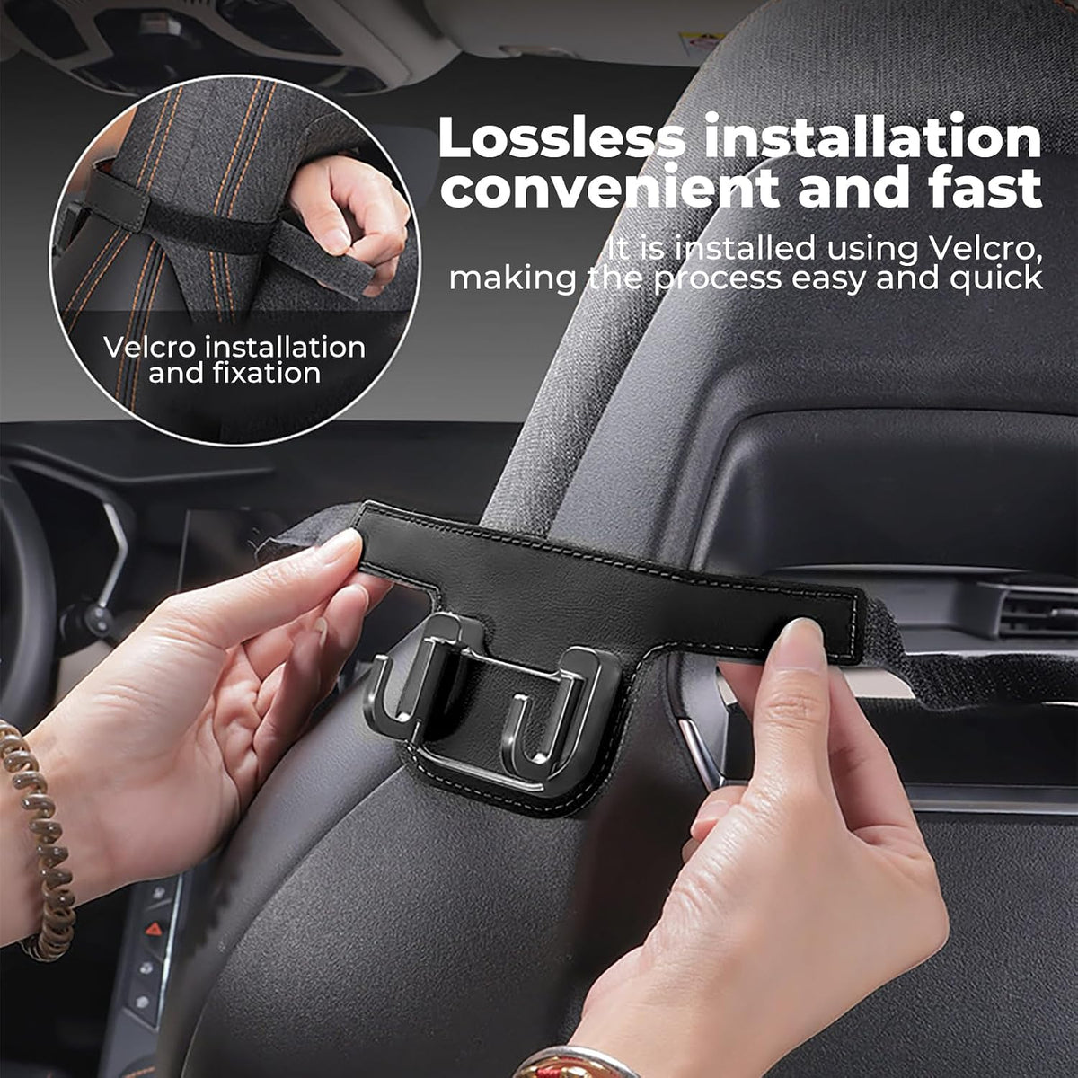 2PCS Car Hooks Universal for Sport Seat Back Headrest