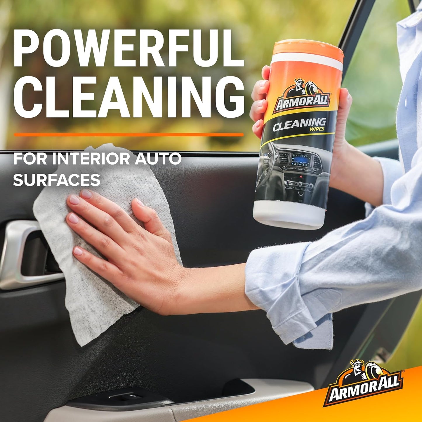 Armor All Car Interior Value Pack, 90 Count, Includes Auto Glass Cleaner, Cleaning Wipes and Protectant Wipes