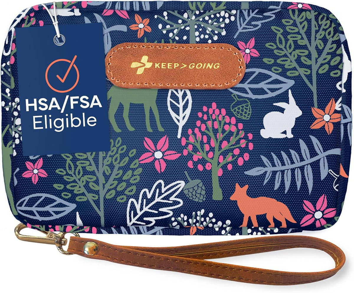 KeepGoing Travel First Aid Kit for Kids, 130 Pc. TSA-Approved Travel Size