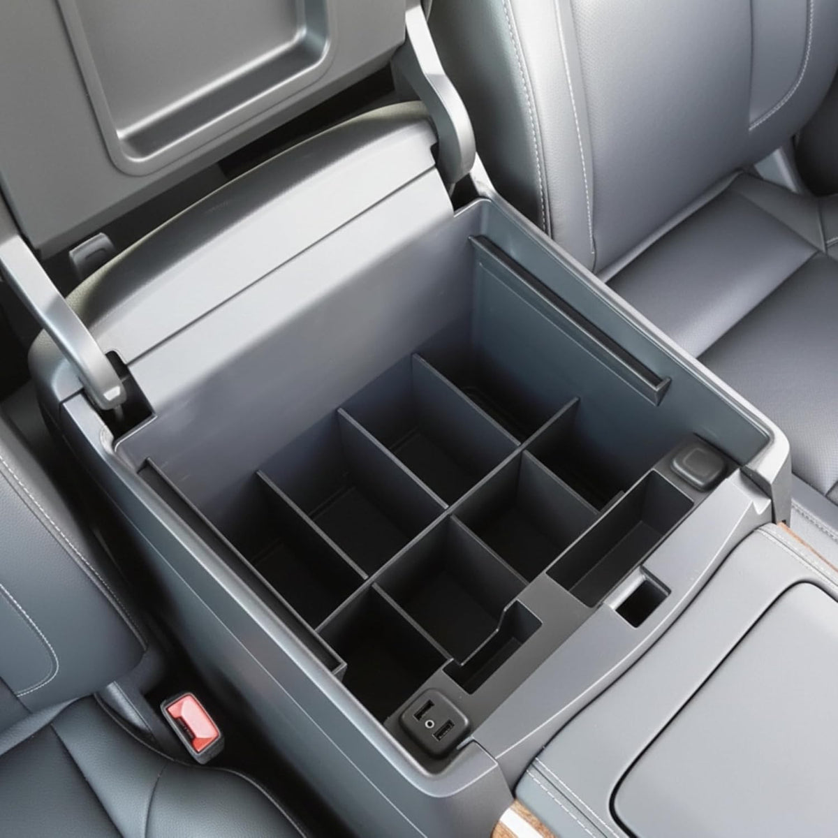 Vehicle OCD - Center Console Organizer for Chevy Tahoe/Suburban/GMC Yukon/XL (2015-2020) (Full Console w/Bucket Seats ONLY) - Made in USA - SLX110