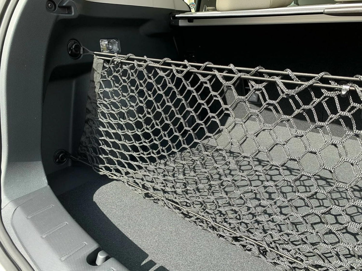 Trunk Organizer Cargo Net for Subaru Crosstrek 2016-2026–Envelope Style Cargo Net for Hatchback/Wagon–Premium Mesh Car Trunk Organizer Vehicle Carrier Storage–Compatible with Crosstrek