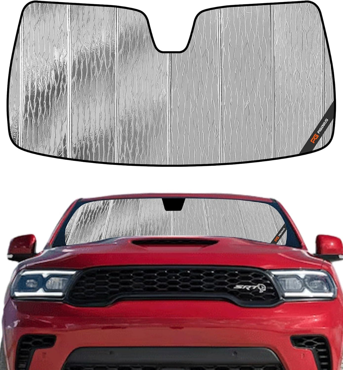 Pigenius Windshield Sunshade for Dodge Durango 2021-2026 Front Window Shade - AstraGuard
