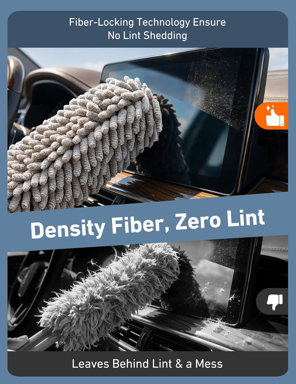 AstroAI Car Duster Kit, Microfiber Interior Cleaning Brush