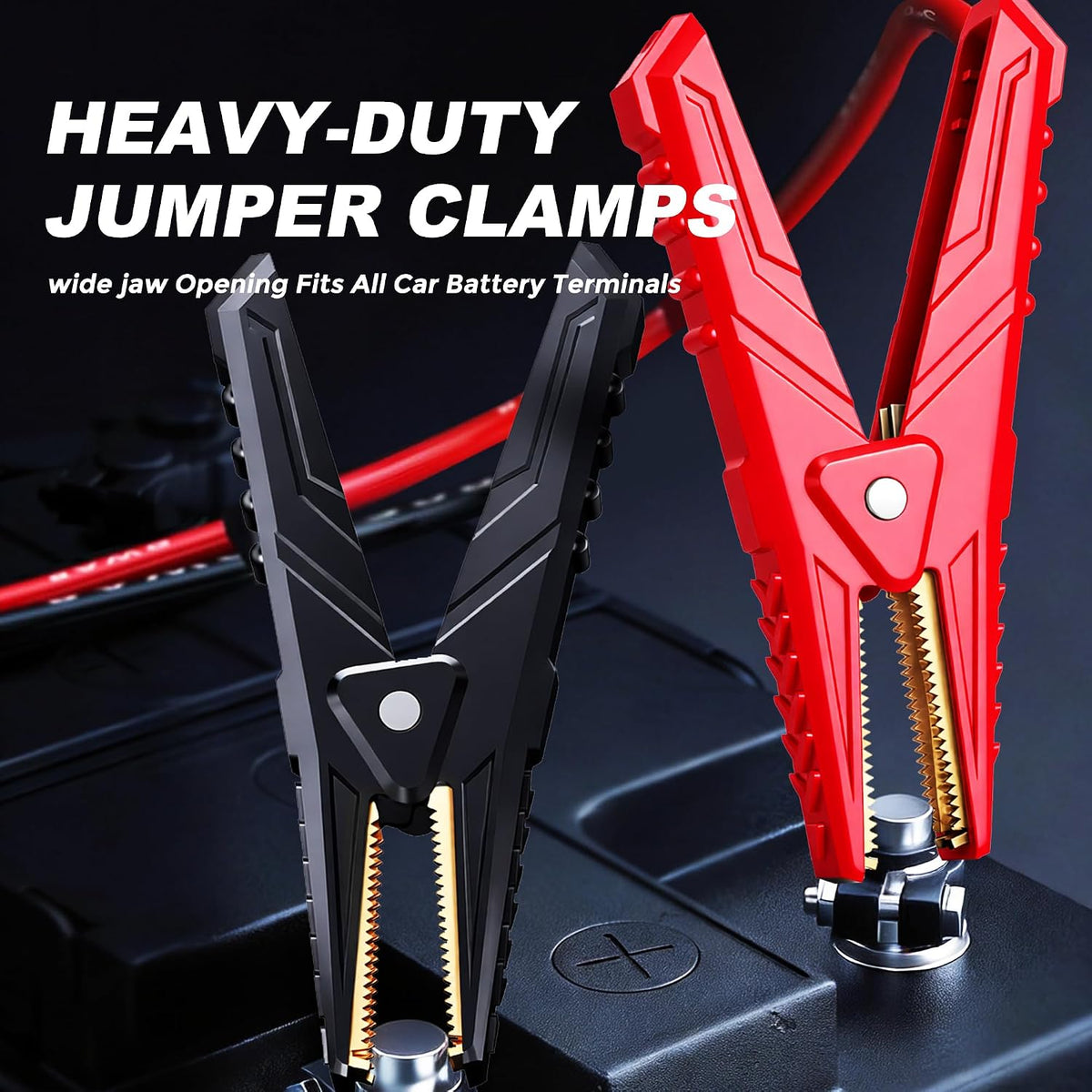 3500A 12V Heavy Duty Jump Starter, Portable Jump Box Jump Pack Battery Booster for Truck RV 10L Gas 6L Diesel, PD60W Two-Way Fast Charge LED Light, 18M Standby Auto Jumper