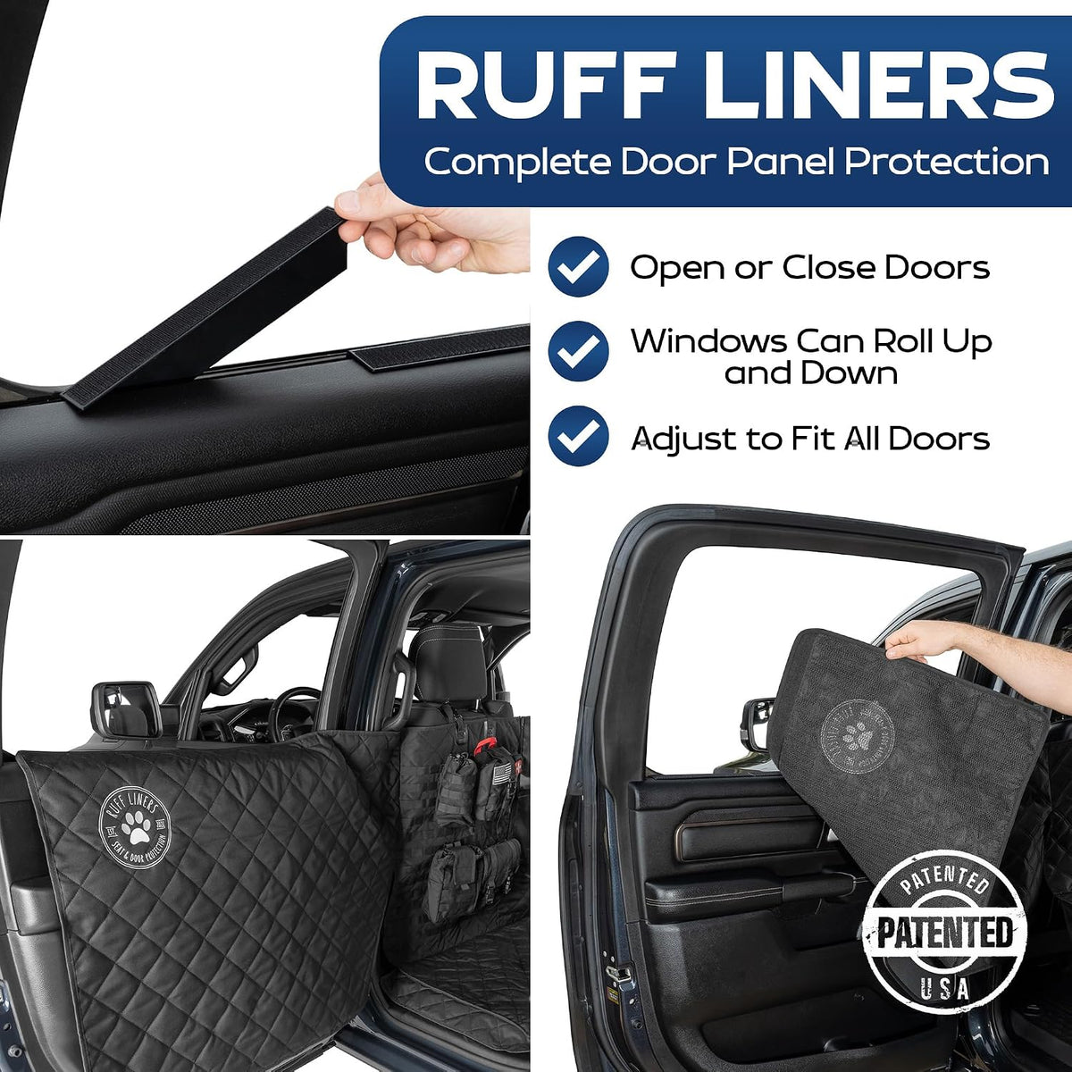 Ruff Liners XL Dog Hammock for Truck, Tactical - As Seen on Shark Tank