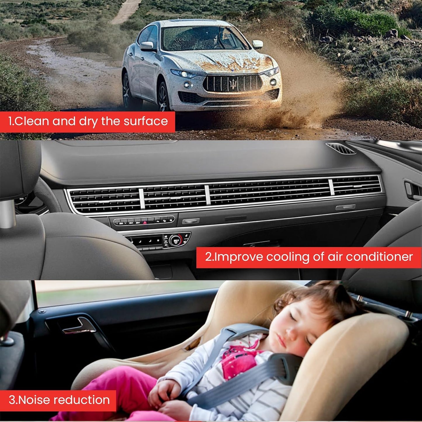 Car Door Rubber Seal Strip Automotive Weather Stripping Double Layer Auto Weatherstrip Universal Self Adhesive Soundproof Sealing Strip for Cars Truck Rv Pickup(32.8FT)