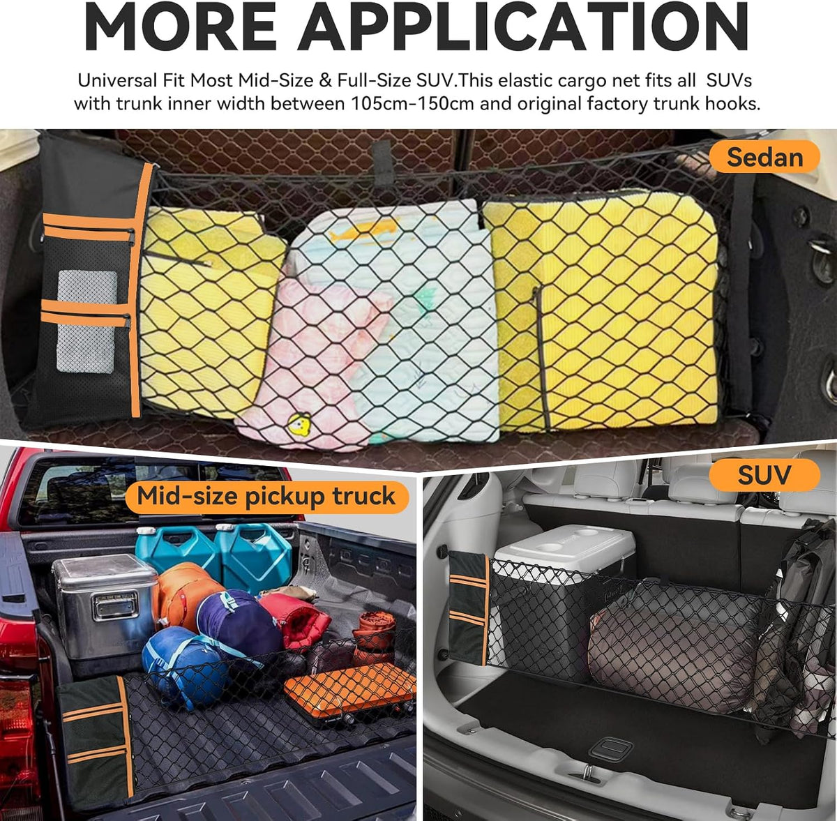Cargo Net for 2015-2026 Chevy Tahoe, GMC Yukon, Yukon XL, Cadillac Escalade