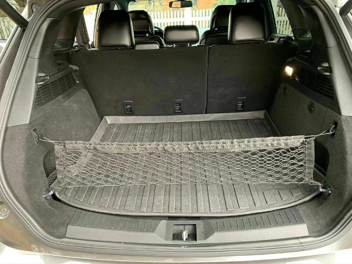 Rear Trunk Organizer Cargo Net for Lincoln MKC 2015-2020 – Envelope Style Cargo Net for SUV - Premium Mesh Elastic Car Trunk Organizer Vehicle Carrier Storage – Compatible with MKC