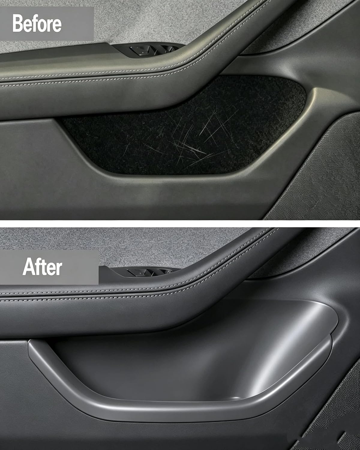 2025 2026 Tesla Model Y Juniper Door Pocket Liner Storage Box No YLStandard
