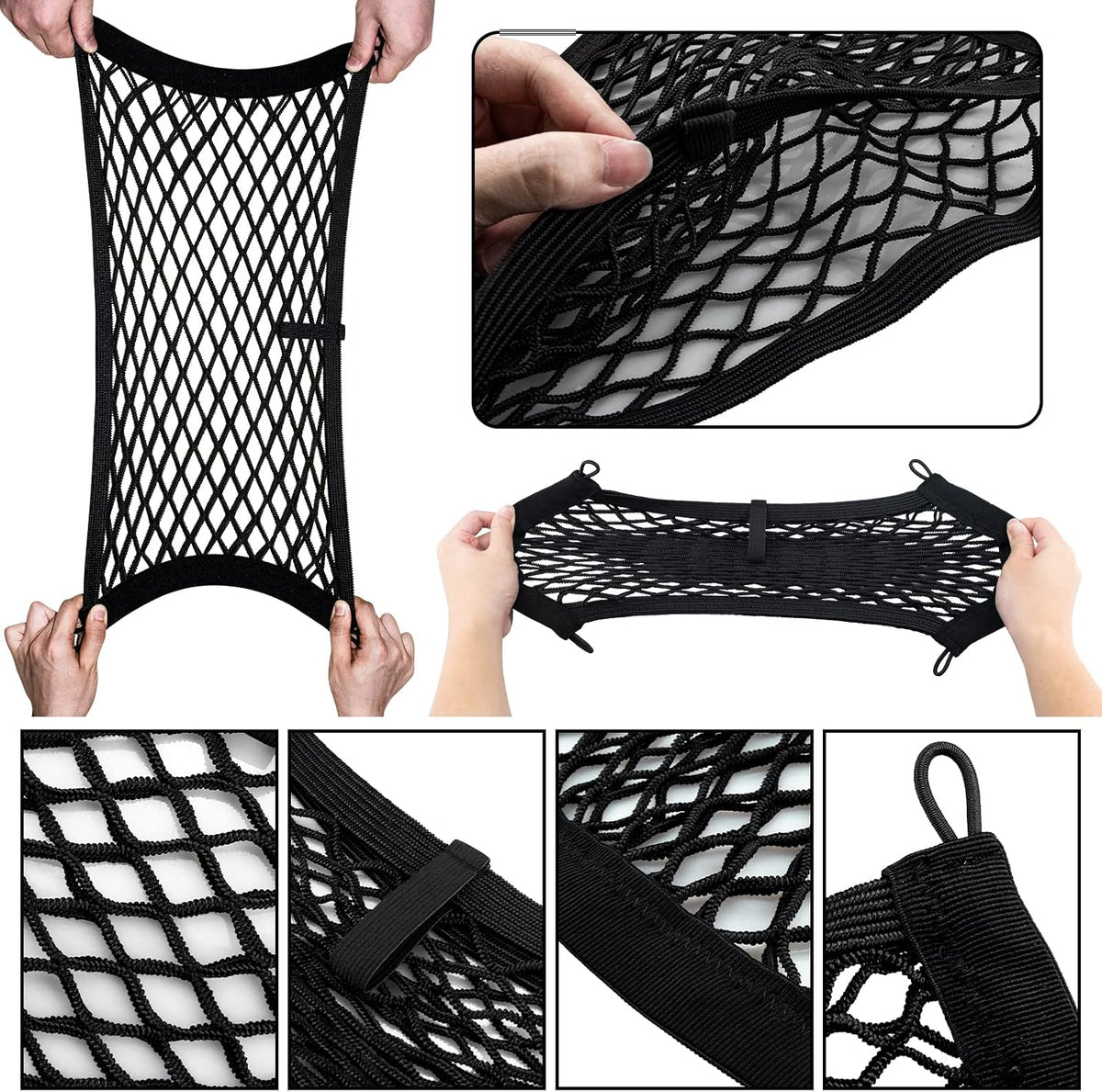 2-Pack Small Mesh Storage Pocket Organizer 14.3"x9.5"
