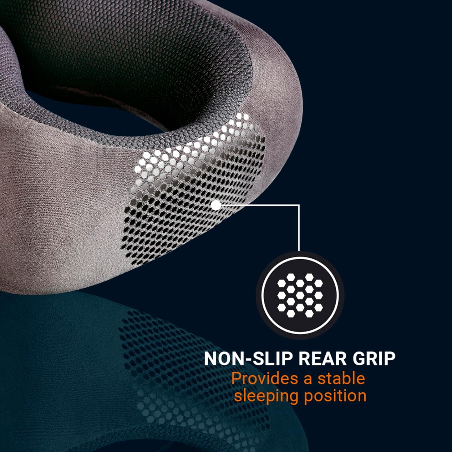 Go Travel Ultimate 3.0 Travel Pillow, Deluxe Memory Foam Neck Pillow with Magnetic Closure and Side Pocket, Ideal for Commute, Airplane, Car & Bus, Travel Essentials, Made in USA, Dark Gray