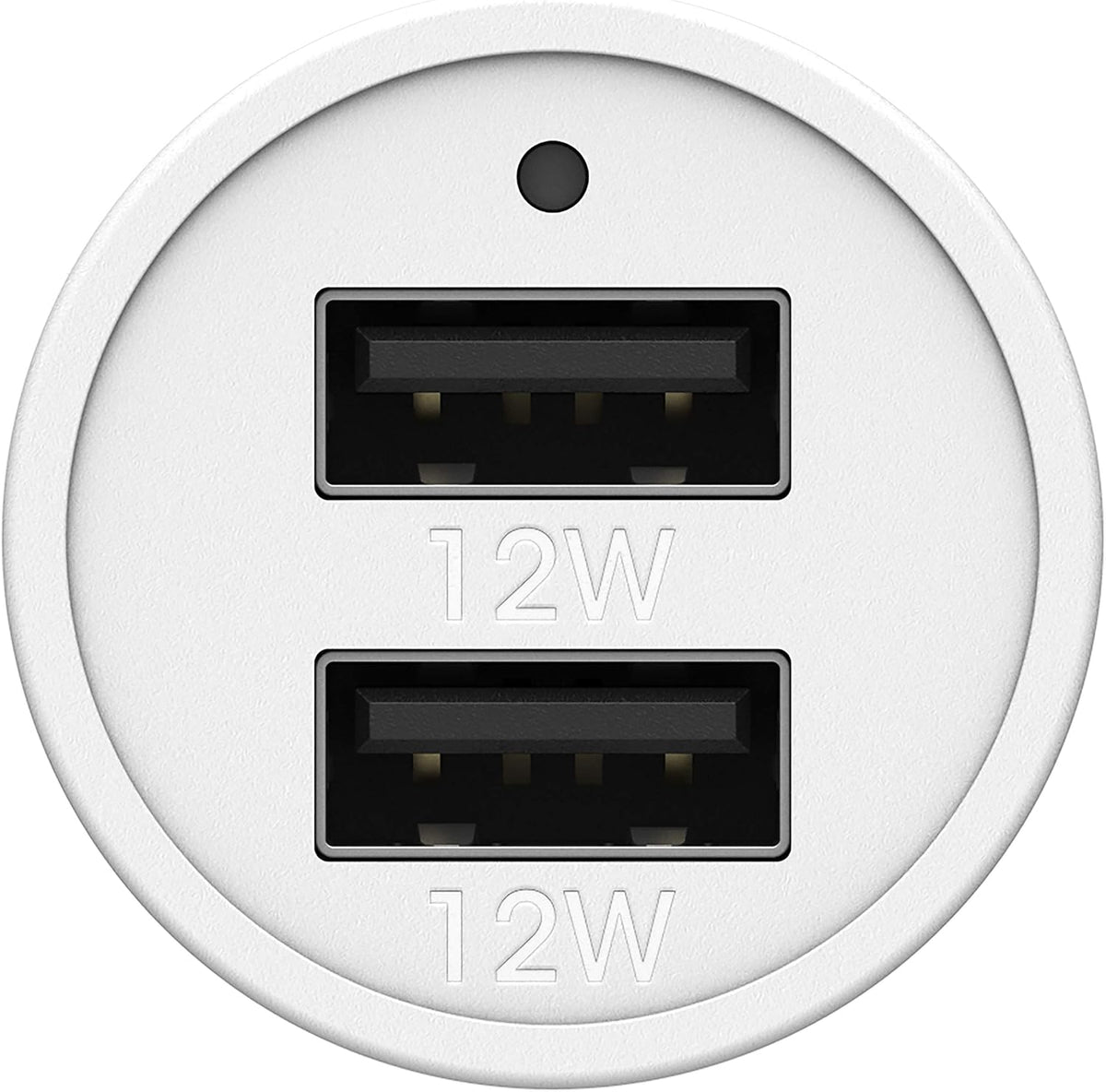 OtterBox USB-A Dual Port Car Charger, 24W Combined - Cloud Dream